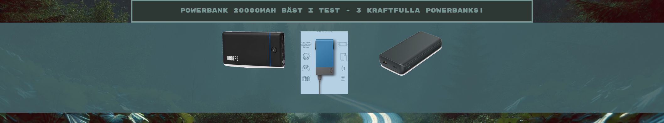 Powerbank 20000mah bäst i test