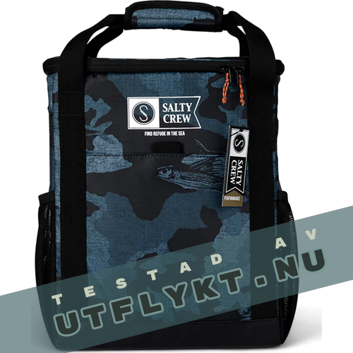 Salty Crew Chiller Cooler Backpack Blue Camo